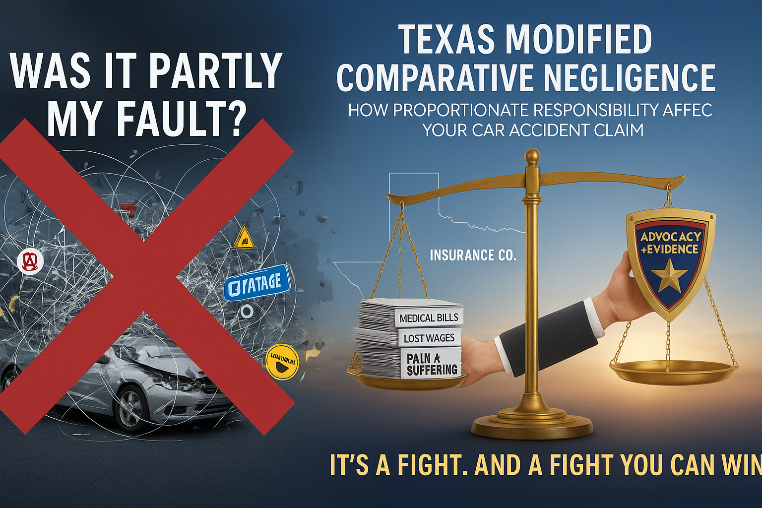 Parker Law Firm Injury Lawyers | Texas Modified Comparative Negligence: How Proportionate Responsibility Affects Your Car Accident Claim Parker Law Firm Injury Lawyers | Texas Modified Comparative Negligence: How Proportionate Responsibility Affects Your Car Accident Claim