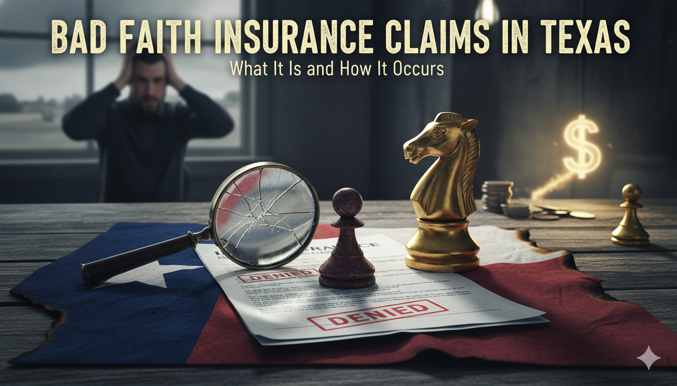 Parker Law Firm Injury Lawyers | Bad Faith Insurance Claims in Texas: What It Is and How It Occurs Parker Law Firm Injury Lawyers | Bad Faith Insurance Claims in Texas: What It Is and How It Occurs
